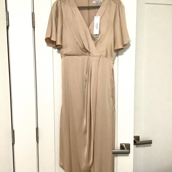 Ever New Melbourne Gold Satin Dress - Picture 7 of 10